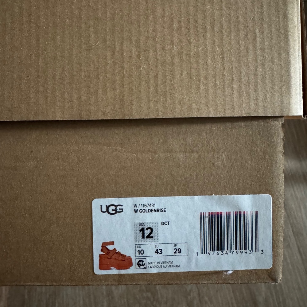UGG GOLDENRISE ANKLE STRAP PLATFORM SANDAL - Picture 3 of 3